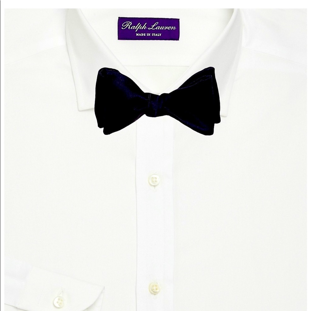 Ralph Lauren Purple Label Silk Bow Tie OS